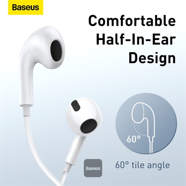 1024391_C.jpg - Baseus Encok 3.5mm lateral in-ear Wired Earphone C17 - White - Thumbnail 3