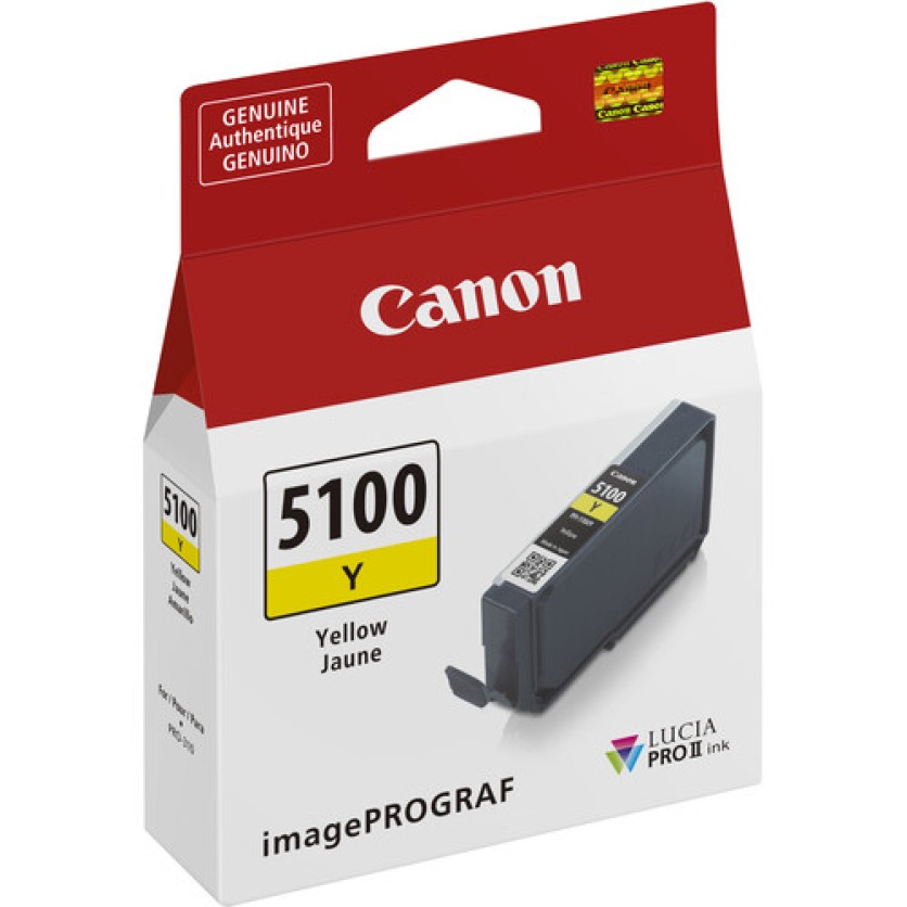 Lucia Inks Canon PFI-5100 LUCIA PRO II Yellow Ink Tank (14.4mL) | Inkjet Inks