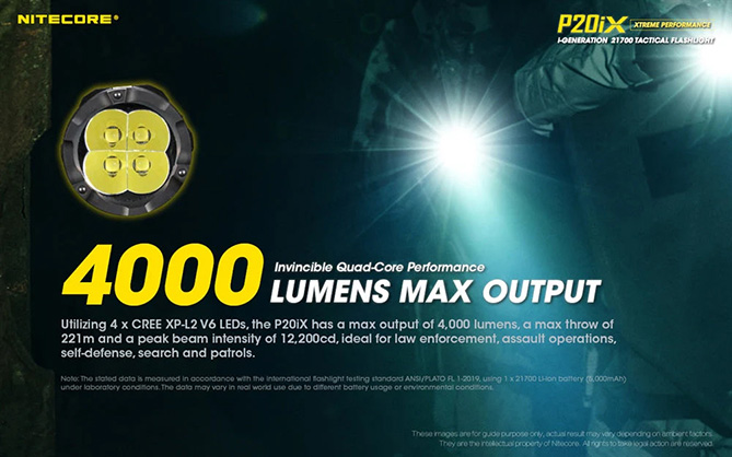 1024601_A.jpg - Nitecore P20iX 4000 Lumens Flashlight Torch - Image 1