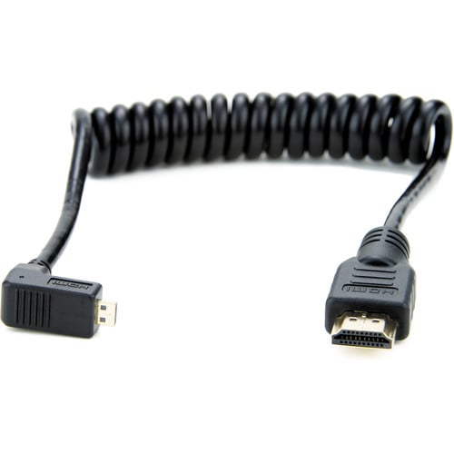 Best image for Atomos Coiled Right-Angle Micro-HDMI to HDMI Cable (30-45cm)