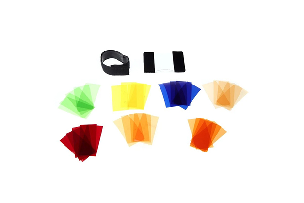 Godox CF07 Universal Speedlite Colour Filter Kit - 7 Colours 5 Piecs Per Colour - Best Available Image