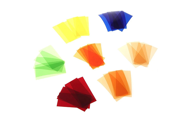 1024991_B.jpg - Godox CF07 Universal Speedlite Colour Filter Kit - 7 Colours 5 Piecs Per Colour - Image 2