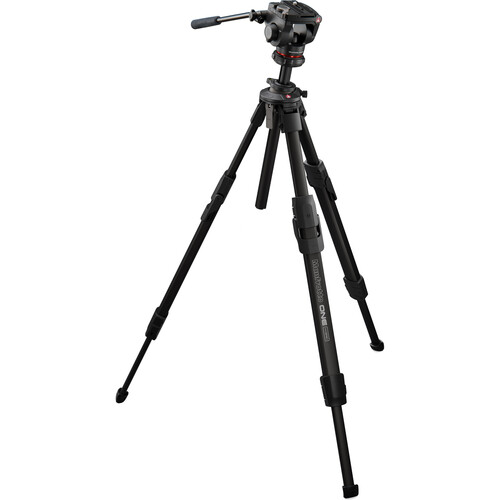 1025011_A.jpg - Manfrotto ONE Hybrid Aluminium Tripod with 500X Fluid Head - Image 1
