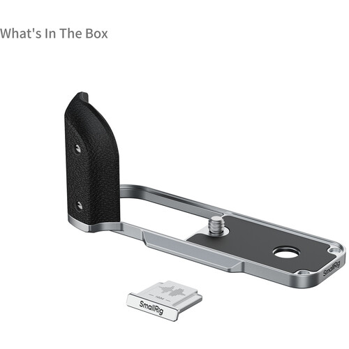 1025201_C.jpg - SmallRig L-Shaped Mount with Silicone Handle for FUJIFILM X half (Silver) 5216 - Image 3