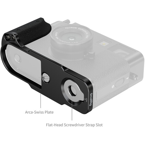 1025211_A.jpg - SmallRig L-Shaped Mount with Silicone Handle for FUJIFILM X half (Black) 5332 - Image 1