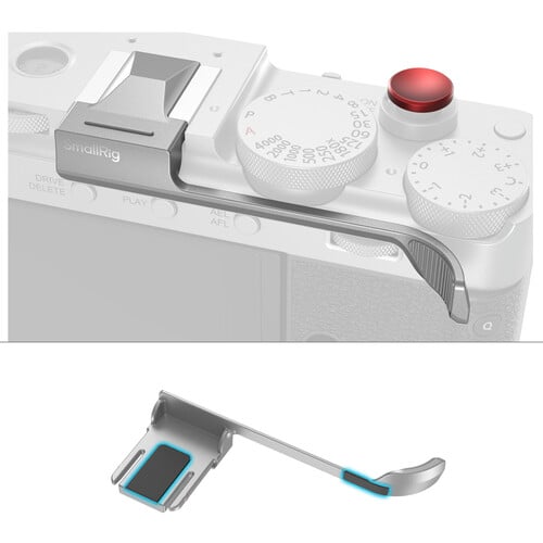 1025221_A.jpg - SmallRig Thumb Grip for FUJIFILM X-E5 (Silver) 5451 - Image 1