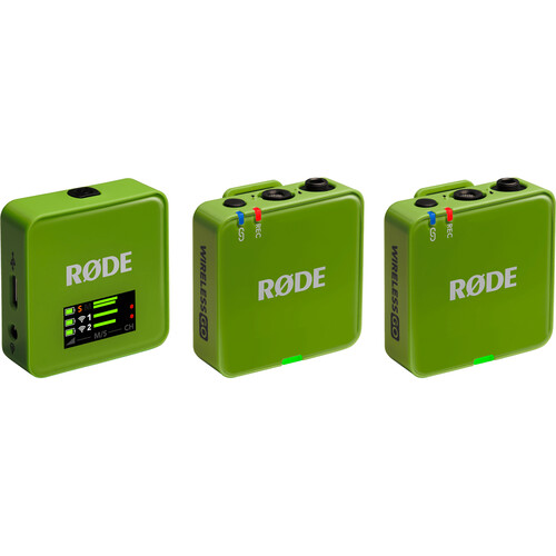 RODE Wireless GO III (Gen 3) Wireless Microphone / Recorder Green - Best Available Image