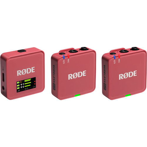 RODE Wireless GO III (Gen 3) Wireless Microphone / Recorder Rose - Best Available Image