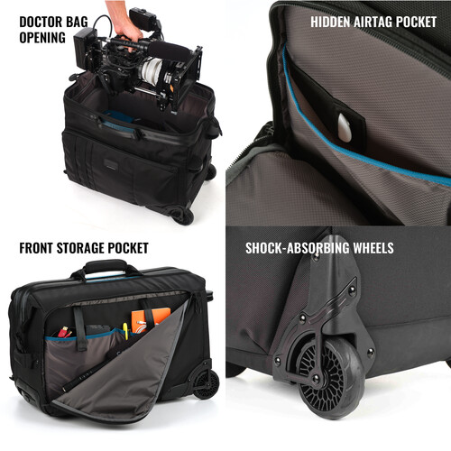 Official NZ Distributor for Tenba Cineluxe V2 Roller 24 (Black, 43L)