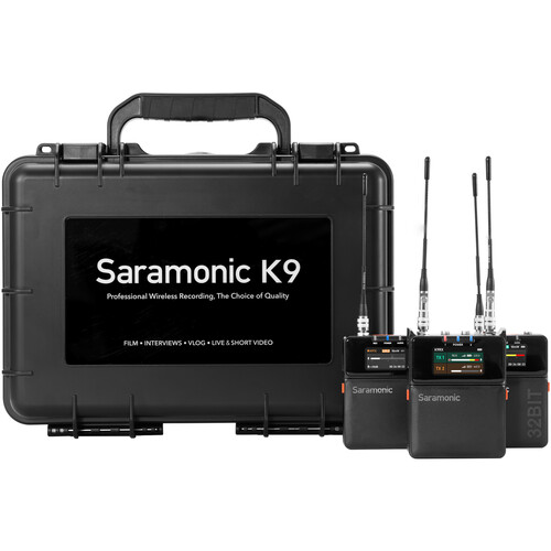 Saramonic K9 Dual-Channel Digital UHF Wireless Audio System for Filmmakers - Best Available Image