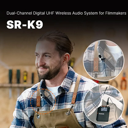 1025381_F.jpg - Saramonic K9 Dual-Channel Digital UHF Wireless Audio System for Filmmakers - Thumbnail 6