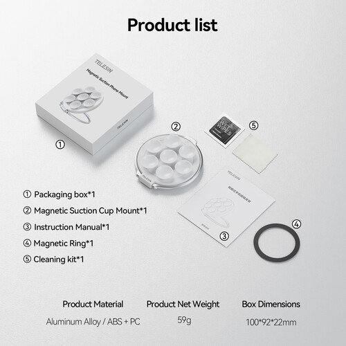 1025441_F.jpg - Telesin Suction Cup for MagSafe Phones - Image 6