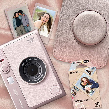 Instax mini Evo Gentle Rose Gift Pack - Best Available Image