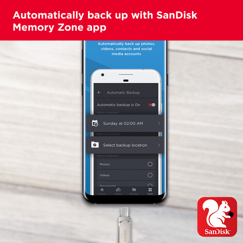 1025631_E.jpg - SanDisk 128GB Ultra Dual Drive Luxe USB 3.2 Gen 1 Flash Drive (USB-C / USB-A) - Thumbnail 5