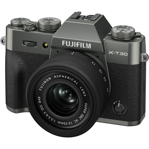 FUJIFILM X-T30 III Mirrorless Camera with 13-33mm f/3.5-6.3 Lens Charcoal Silver - Best Available Image