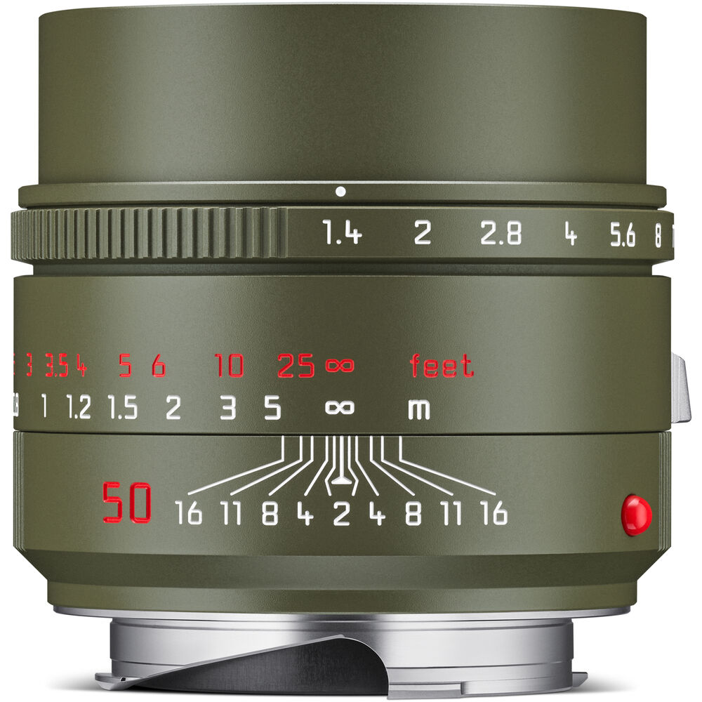 Best image for Leica Summilux-M 50mm f/1.4 ASPH. Lens (Leica M, Safari Green)