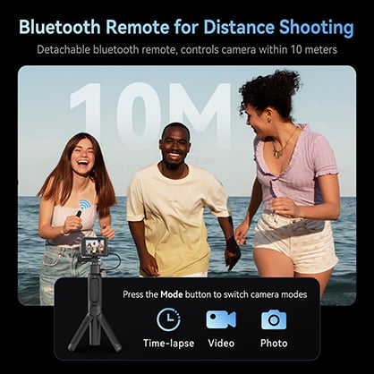 1025901_B.jpg - Telesin Shorty Remote Control Tripod/Selfie Stick for HERO13/12/11/10/9/MAX - Thumbnail 2