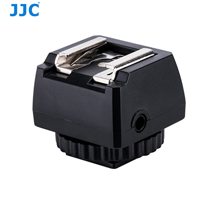1025911_A.jpg - JJC Hot Shoe Adapter with Cold Shoe Foot and 1/4-20 Tripod Socket, - Image 1