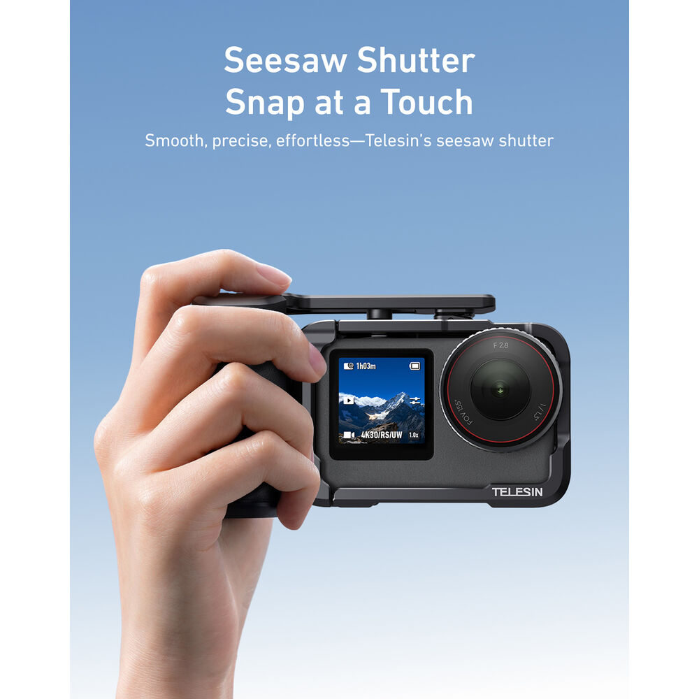 1026121_A.jpg - Telesin Aluminium Street Shot Set for DJI Osmo Action 6 - Image 1