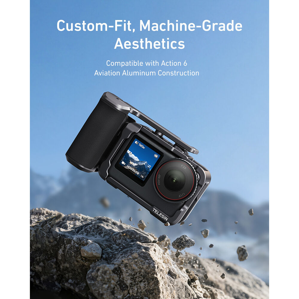 1026121_C.jpg - Telesin Aluminium Street Shot Set for DJI Osmo Action 6 - Image 3