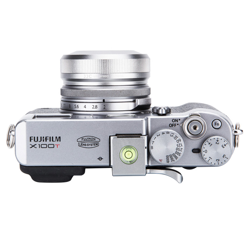 1026831_C.jpg - JJC Round Lens Hood for Fujifilm Fuji X100 VI Silver - Image 3