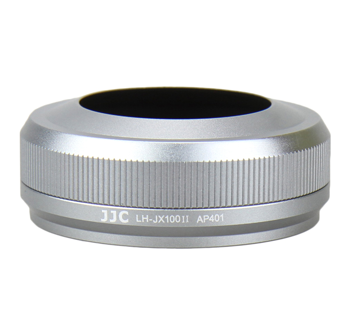 1026831_D.jpg - JJC Round Lens Hood for Fujifilm Fuji X100 VI Silver - Image 4