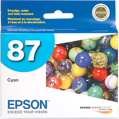 EPSON T0872 CYAN INK (R1900) - Best Available Image