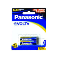 PANASONIC EVOLTA  AAA BATTERIES (2x)