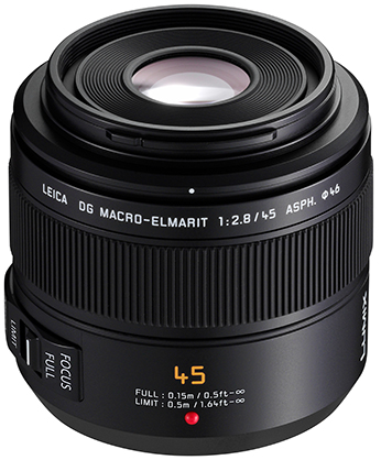 Panasonic  Leica DG MACRO-ELMARIT 45mm f2.8 Aspherical lens - Best Available Image