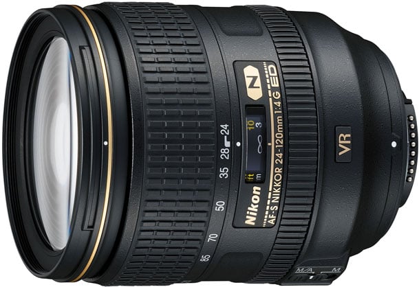 NIKON AF-S NIKKOR 24-120mm f/4G ED VR LENS