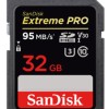Sandisk EXTREME PRO SDHC 32GB 95MB/S UHS1 C10 U3