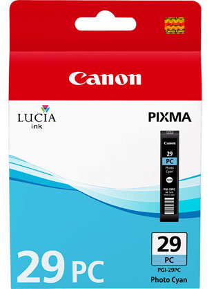 Best image for Canon PGI29PC Photo Cyan Ink Cartridge (Pro-1)