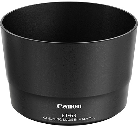 Best image for Canon ET-63 Lens Hood for EF-S 55-250mm f/4-5.6 IS STM Lens