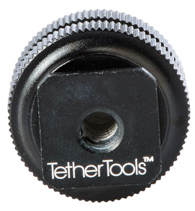 1010812_A.jpg - Tether Tools Rock Solid Hot Shoe 1/4"-20 Adapter - Thumbnail 1