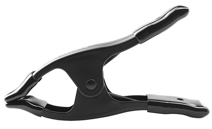 1011422_A.jpg - Tether Tools Solid Pony A Spring Clamp 2 Black - Thumbnail 1