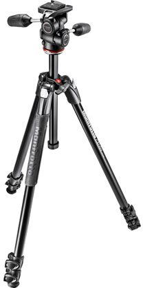 Manfrotto 290 Xtra Aluminum Tripod with 804 3-Way Pan/Tilt Head - Best Available Image