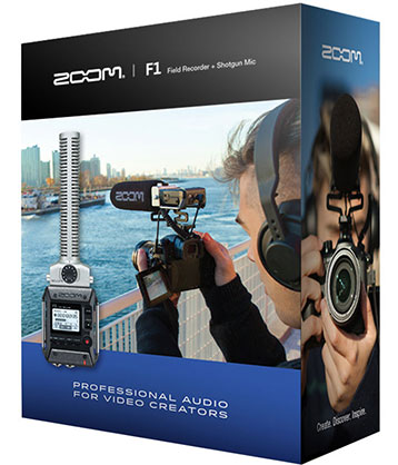 1014402_C.jpg - Zoom F1 Field Recorder with Shotgun Microphone - Thumbnail 3