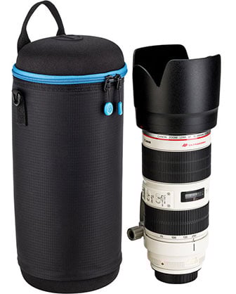 1014622_A.jpg - Tenba Tools Lens Capsule 12x5" Black - Image 1