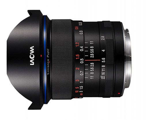 Laowa 12mm f/2.8 Zero-D (Black) L mount