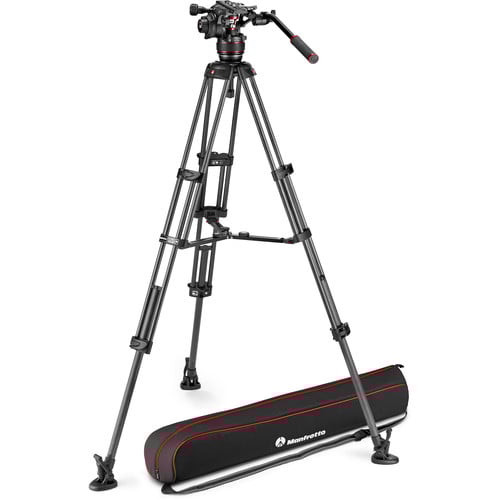 Best image for Manfrotto Nitrotech 608 Video Head and Carbon Twin MS Tripod
