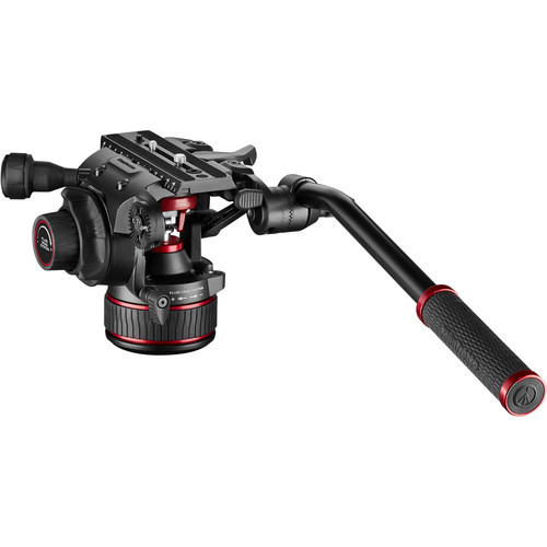 1018302_A.jpg - Manfrotto Nitrotech 608 Video Head and Carbon Twin MS Tripod - Thumbnail 1
