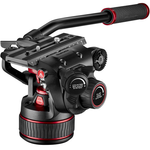 1018302_C.jpg - Manfrotto Nitrotech 608 Video Head and Carbon Twin MS Tripod - Thumbnail 3