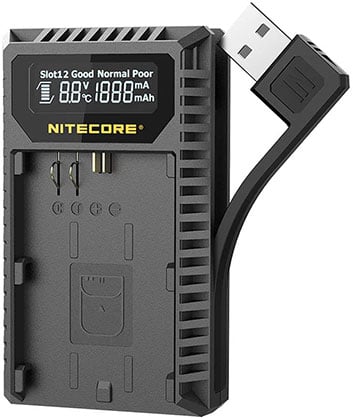 Nitecore UCN3 Charger for Canon LPE6N