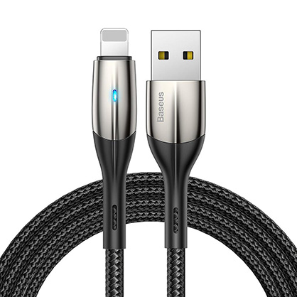 Best image for Baseus Horizontal Data Cable for iPhone With An Indicator Lamp 1 Metre