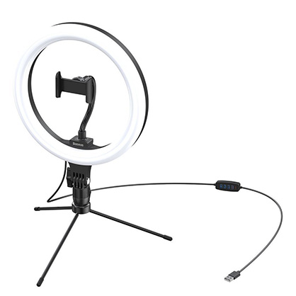 Baseus Livestream holder-table Ring Light 10" with Phone Holder - Best Available Image
