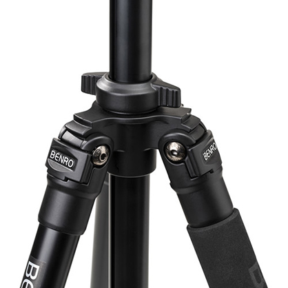 1019102_B.jpg - Benro A2573F Aluminum Single Tube Tripod with S4Pro Fluid Video Head - Thumbnail 2