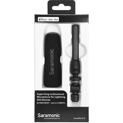 1019112_D.jpg - Saramonic SmartMic5 Di Mini Shotgun Microphone for Lightning iOS - Thumbnail 4