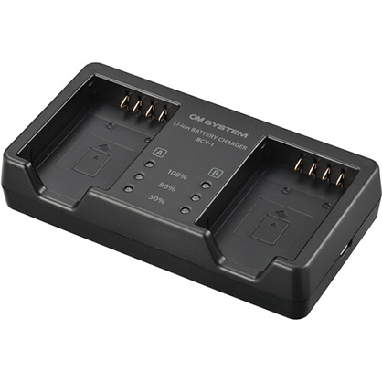 OM SYSTEM BCX-1 Dual Battery Charger - Best Available Image