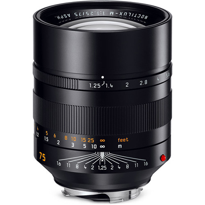 Leica Noctilux-M 75 mm f/1.25 ASPH Lens - Best Available Image