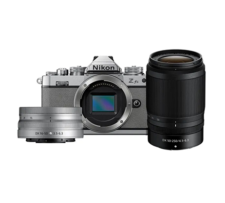 Nikon Z fc Natural Grey 16-50MM VR + 50-250MM Twin Kit - Best Available Image